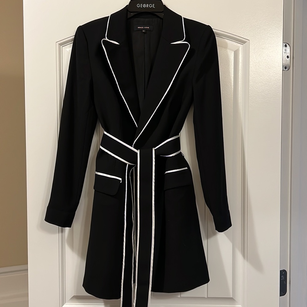 Missguided Peace+Love Blazer Dress